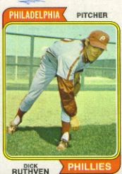 1974 Topps Baseball Cards      047      Dick Ruthven RC